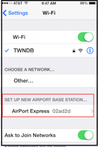 Airport Express Setup Mobile
