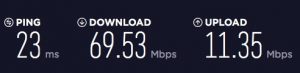 AEBS Speed Test Results