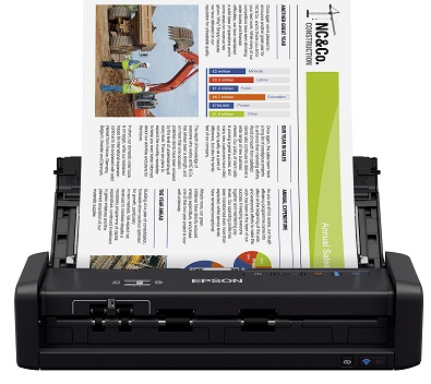 Epson WorkForce ES-300W Wireless Color Portable Document Scanner main image