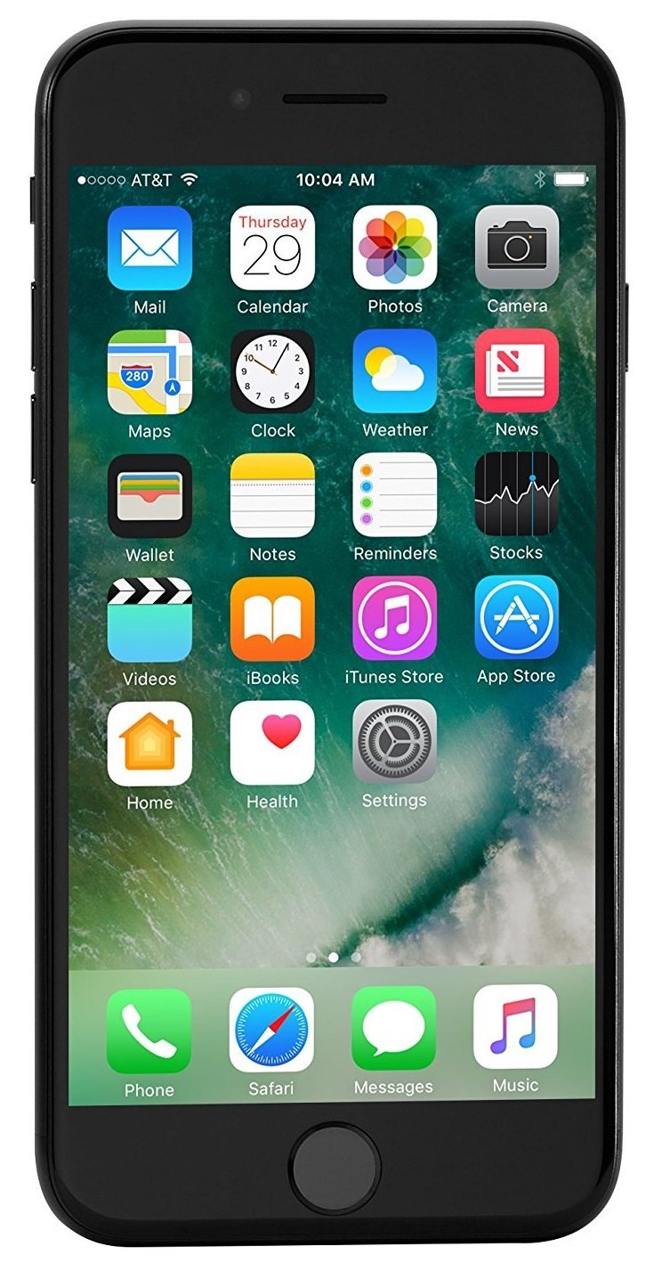 Apple iPhone 7 128 GB Unlocked, Black (Certified Refurbished)-image