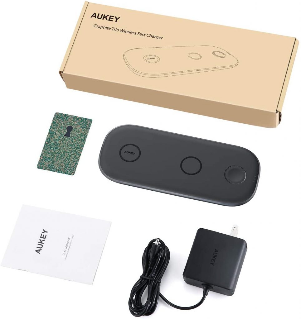 AUKEY LC-Q10 3-in-1 Wireless Charger - Unboxing