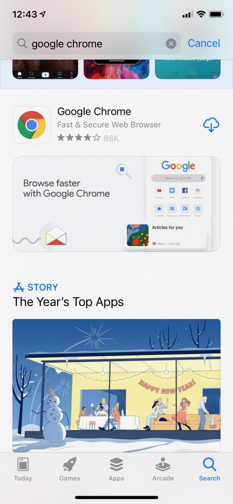 App Store for Google Chrome