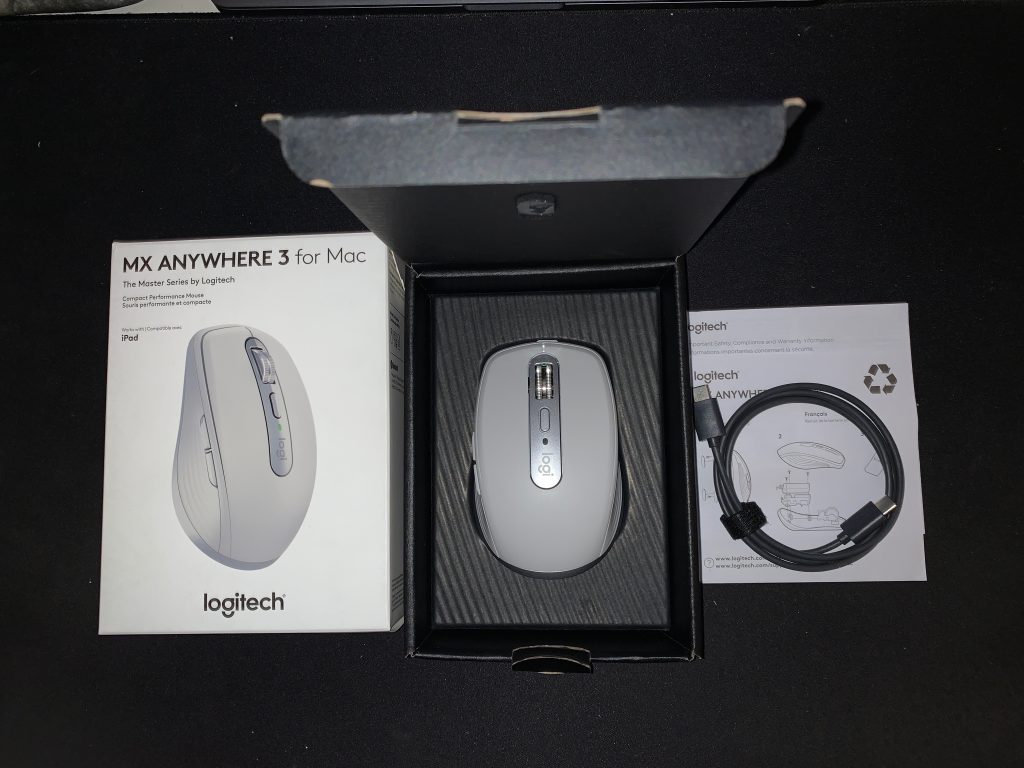 Logitech MX3 Anywhere for Mac Bluetooth Mouse - Unboxing