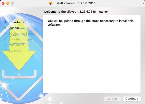 Allavsoft Video Downloader - Installer Screen