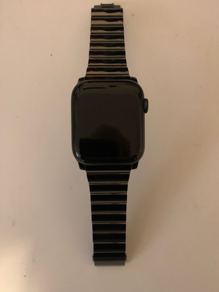NOMAD Stainless Steel Band for Apple Watch - Installed