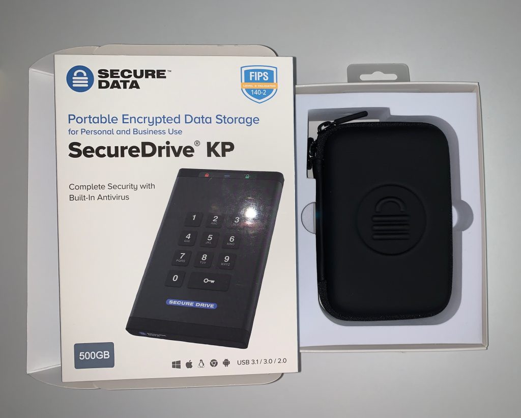 SecureData - SecureDrive KP - Unboxing 1