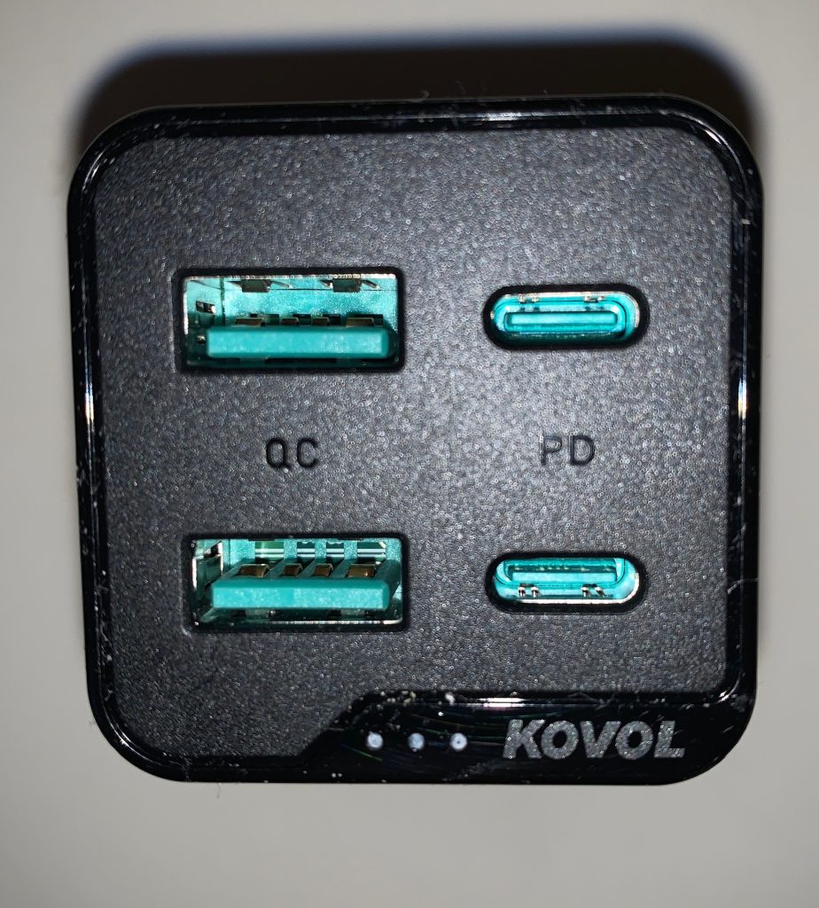 KOVOL Sprint 65W Desktop Charger - Front