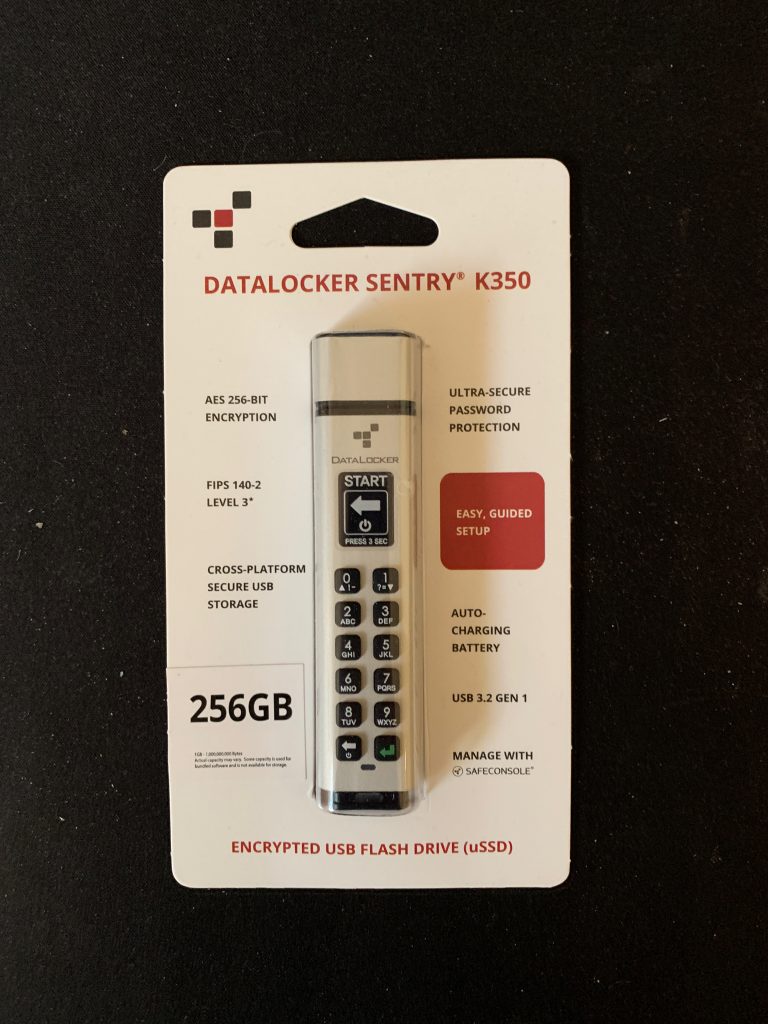 DATALOCKER SENTRY K350 - Packaging