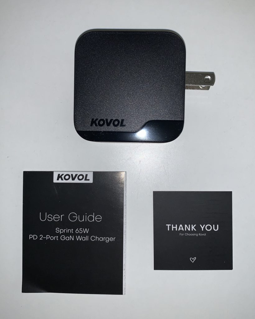 Kovol Sprint 65W GaN Wall Charger - Unboxing