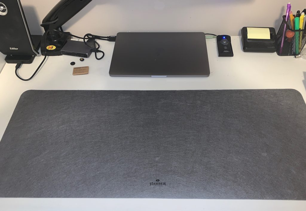 Harber London Microfibre Desk Mat - On Desk