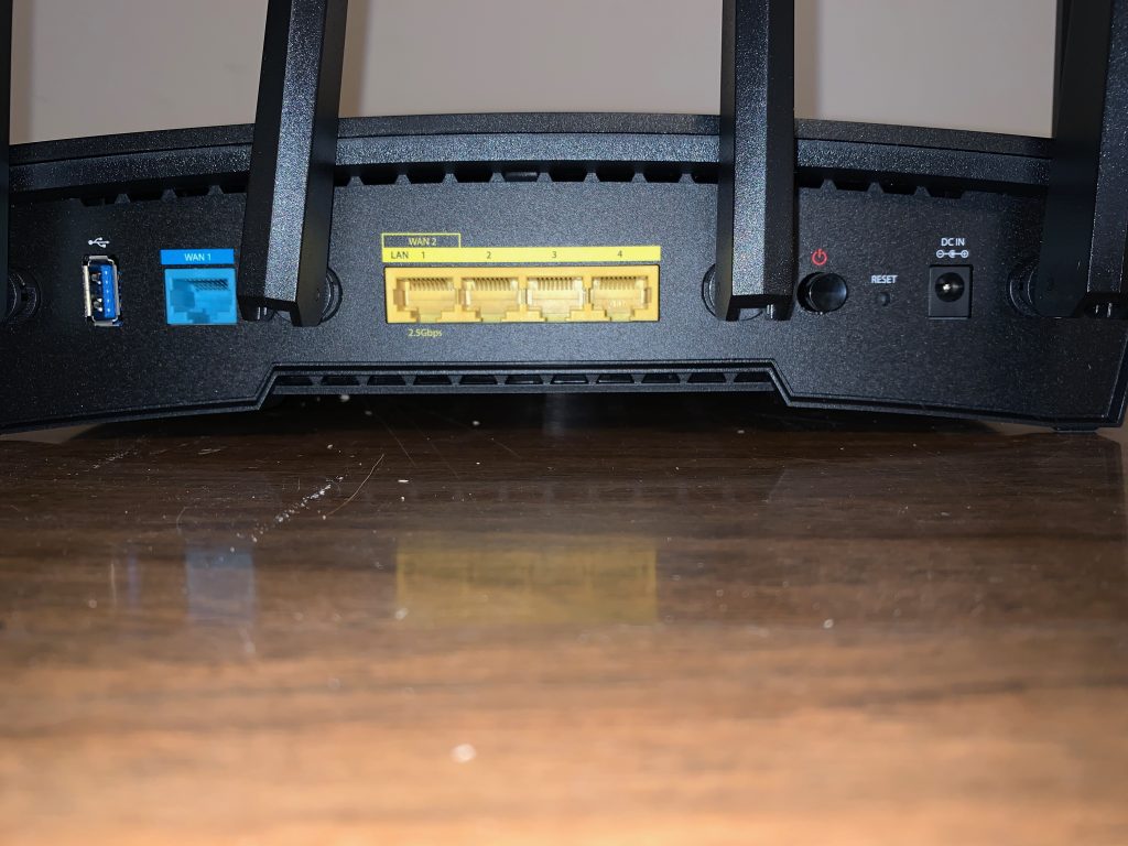 Synology AT6600ax Wi-Fi6 Router - Rear