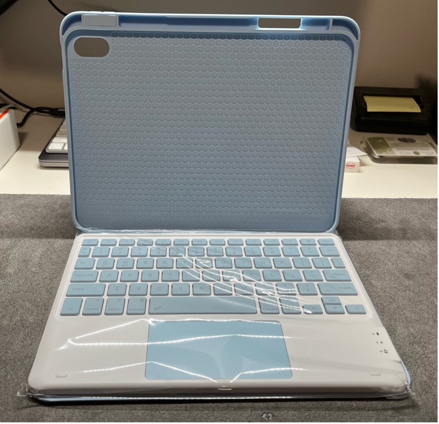 GreenLaw iPad 10th Generation Case with Keyboard - Interior