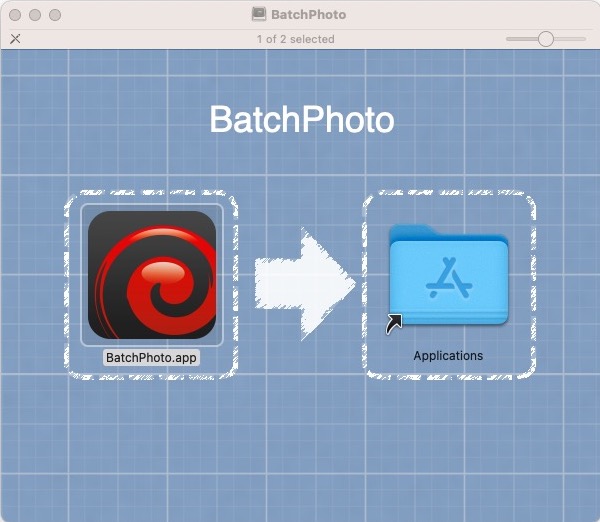 BatchPhoto 5 -p Install Screen