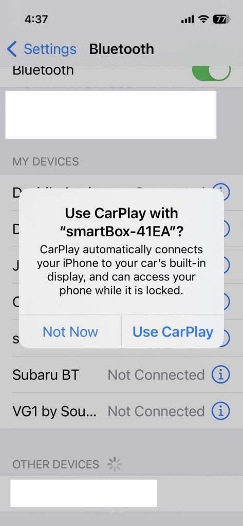 Binize Wired to Wireless CarPlay Adapter - Use CarPlay Screen