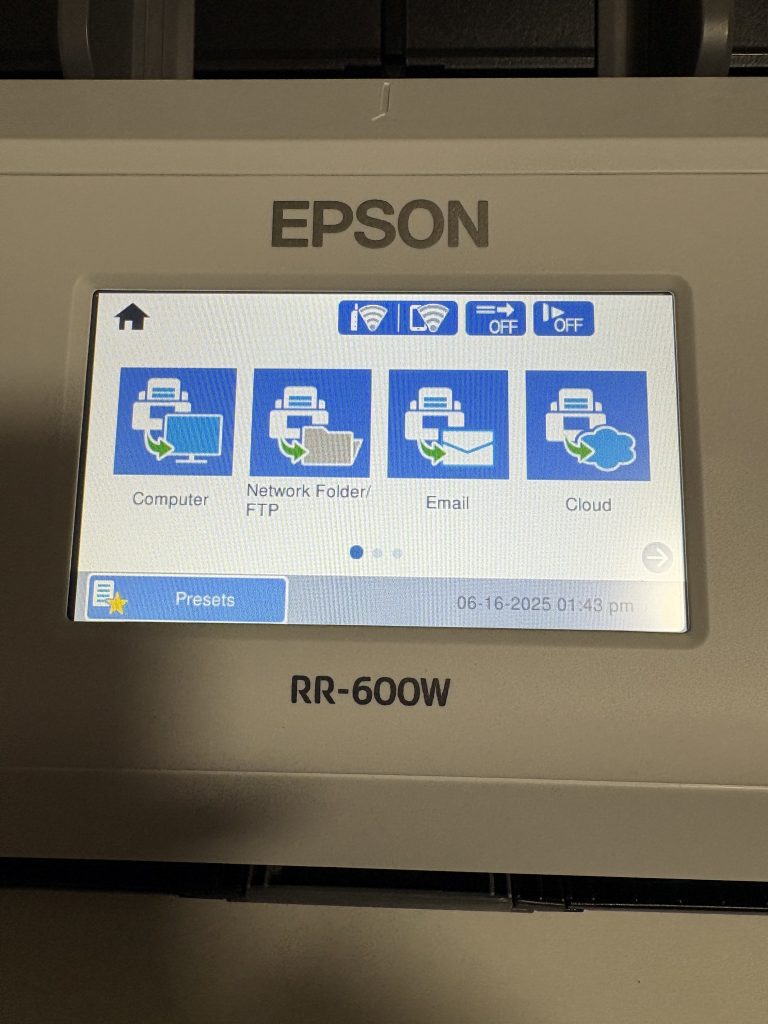 Epson RapidReceipt RR-600W - Set-up 2