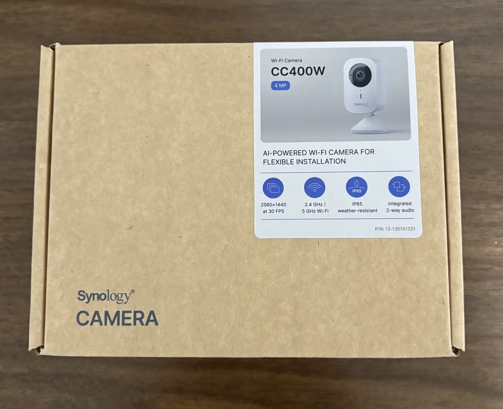 Synology CC400W Camera - Box