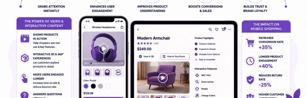 Why Video and Interactive Content Improve Mobile Shopping Experience on iPhone and iPad