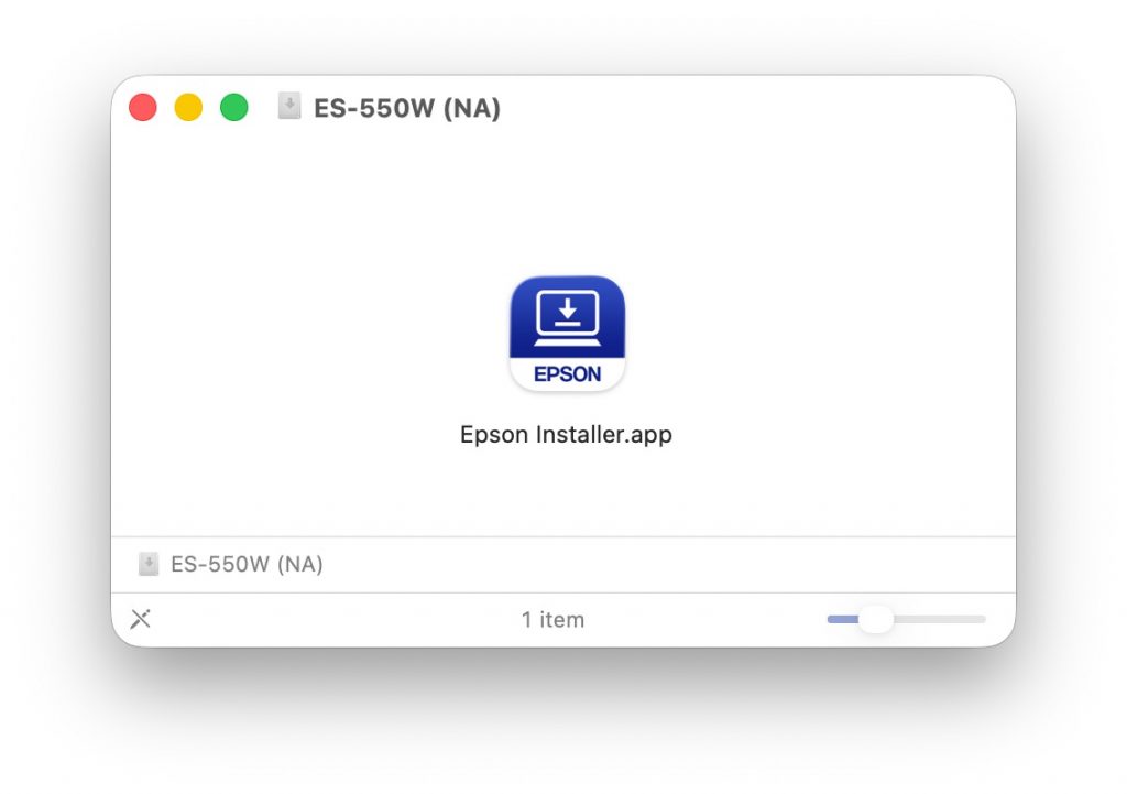 Epson Installer Screen